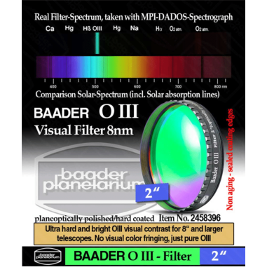 Filtro OIII visual 10 nm Ø 2" Baader Planetarium