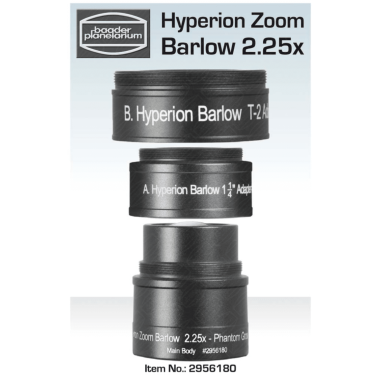 Barlow Hyperion Zoom 2.25x Baader Planetarium